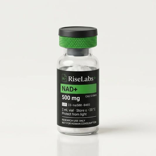 NAD+ 500 mg vial, RiseLabs+