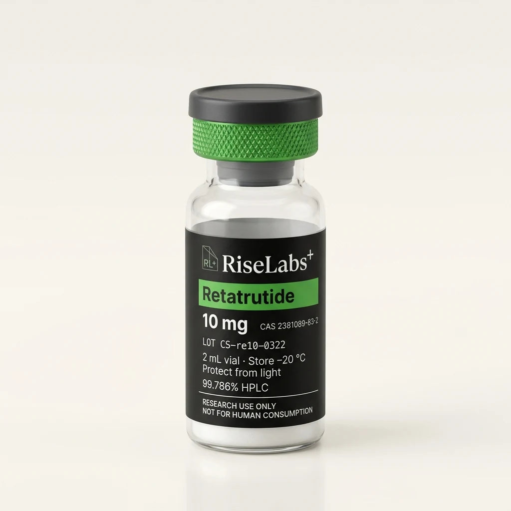 Retatrutide 10 mg vial, RiseLabs+