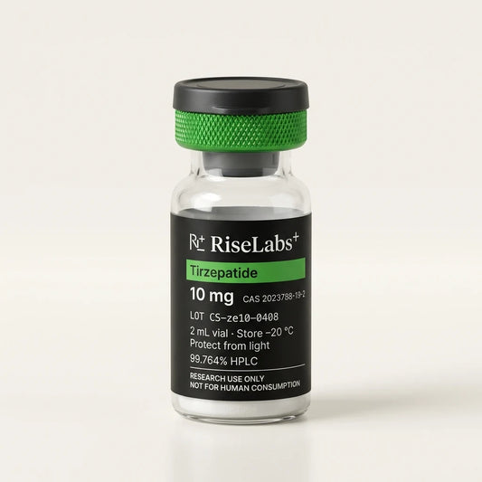 Tirzepatide 10 mg vial, RiseLabs+